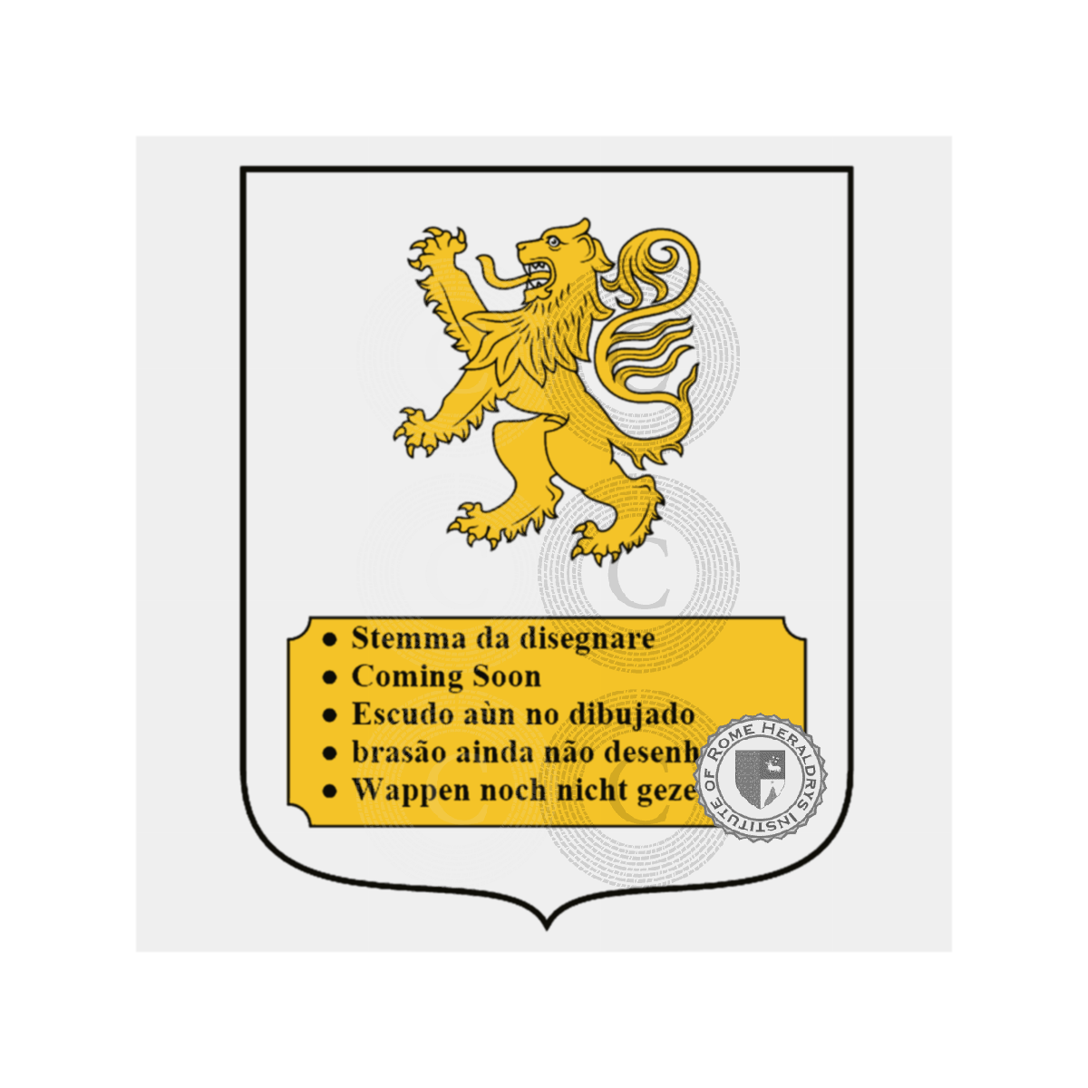 Coat of arms of family Cattarullo