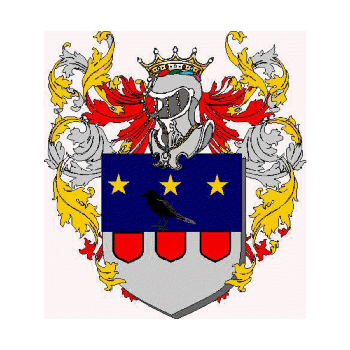 Coat of arms of family Morettitartaglia