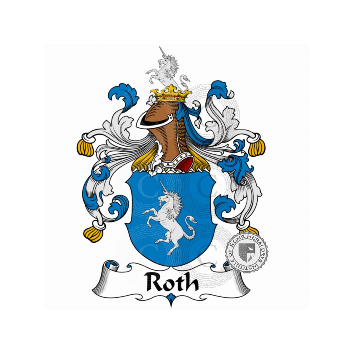 Roth familie Heraldik Genealogie Wappen Roth