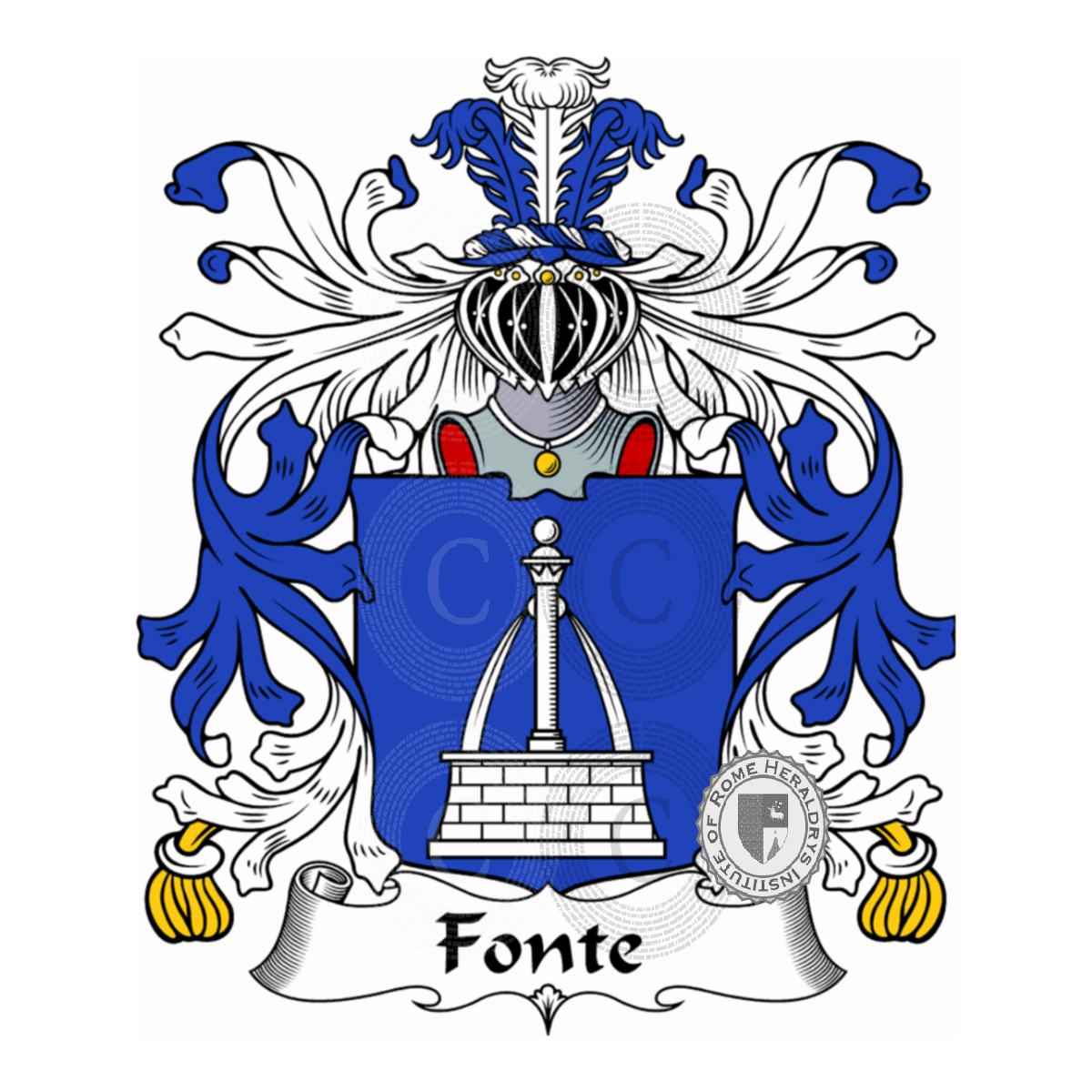 Fonte Família Heráldica Genealogia Brasão Fonte 