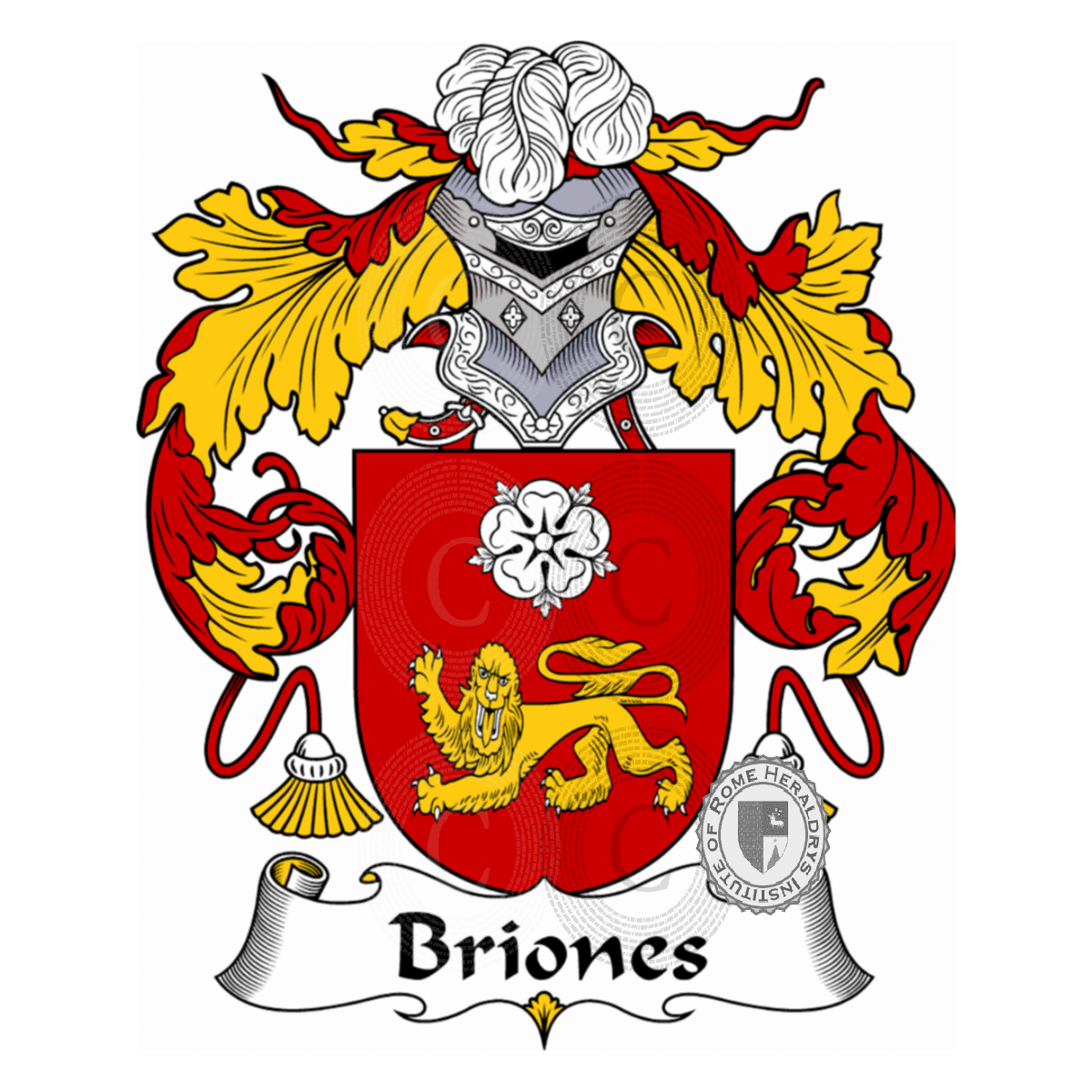 Familia Briones, heráldica, genealogía, escudo y origen ...