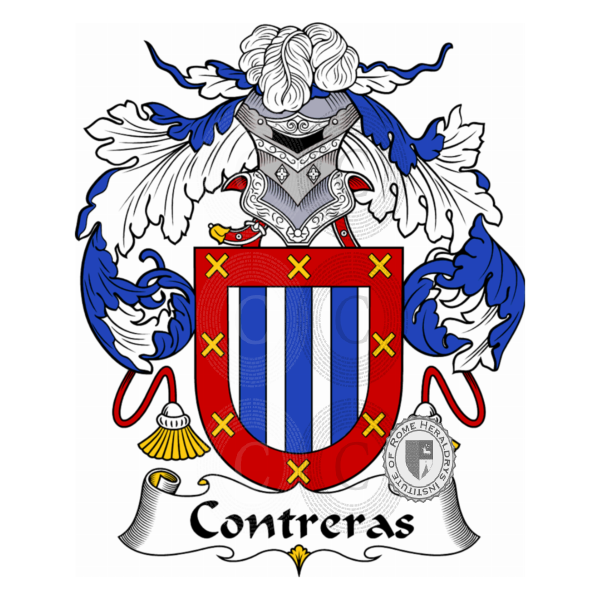 Contreras familia heráldica genealogía escudo Contreras