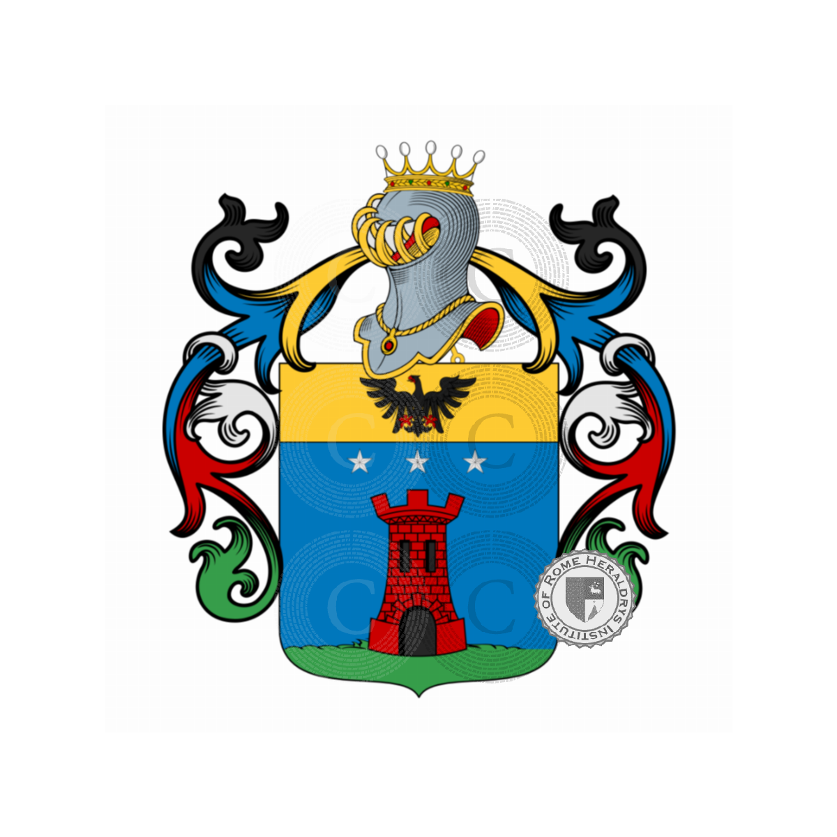 Ricca family heraldry genealogy Coat of arms Ricca