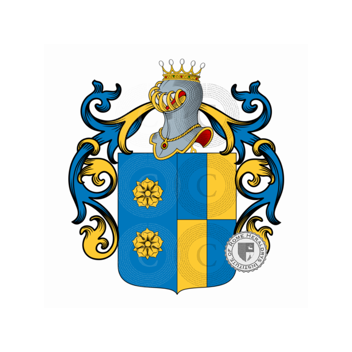 Dossier 14529 52937 Coat Of Arms Of Family Tixon