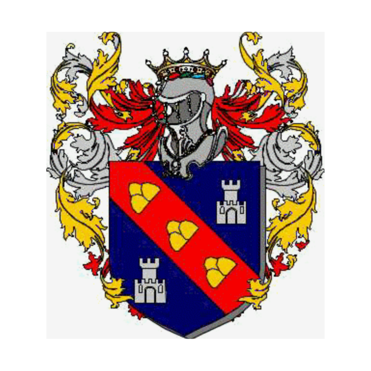 Coat of arms of family Sansatelli