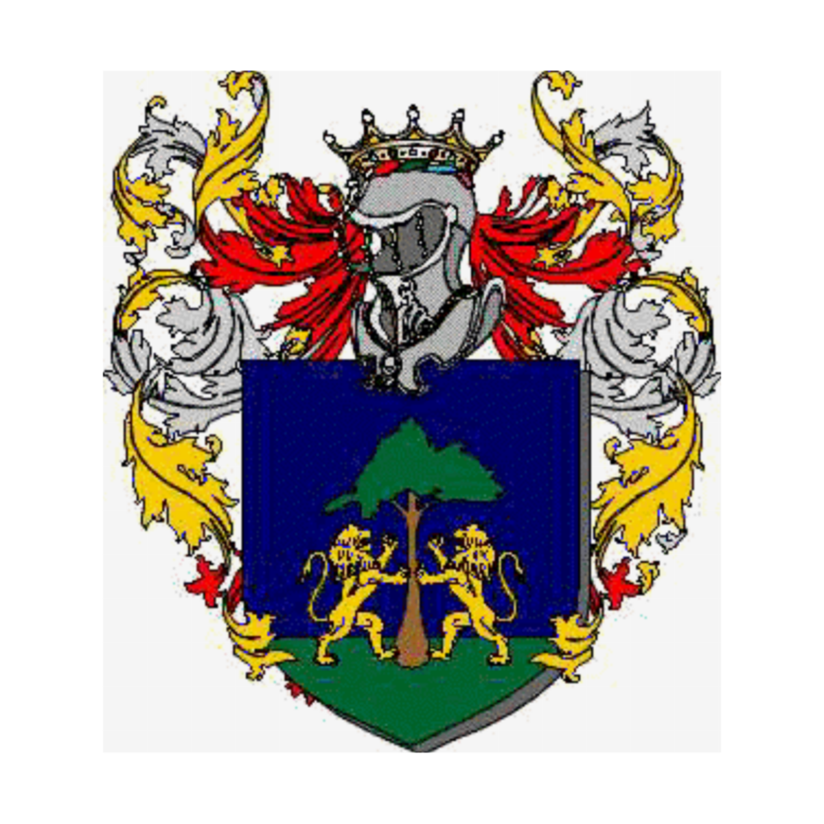 Coat of arms of family Pallidetto