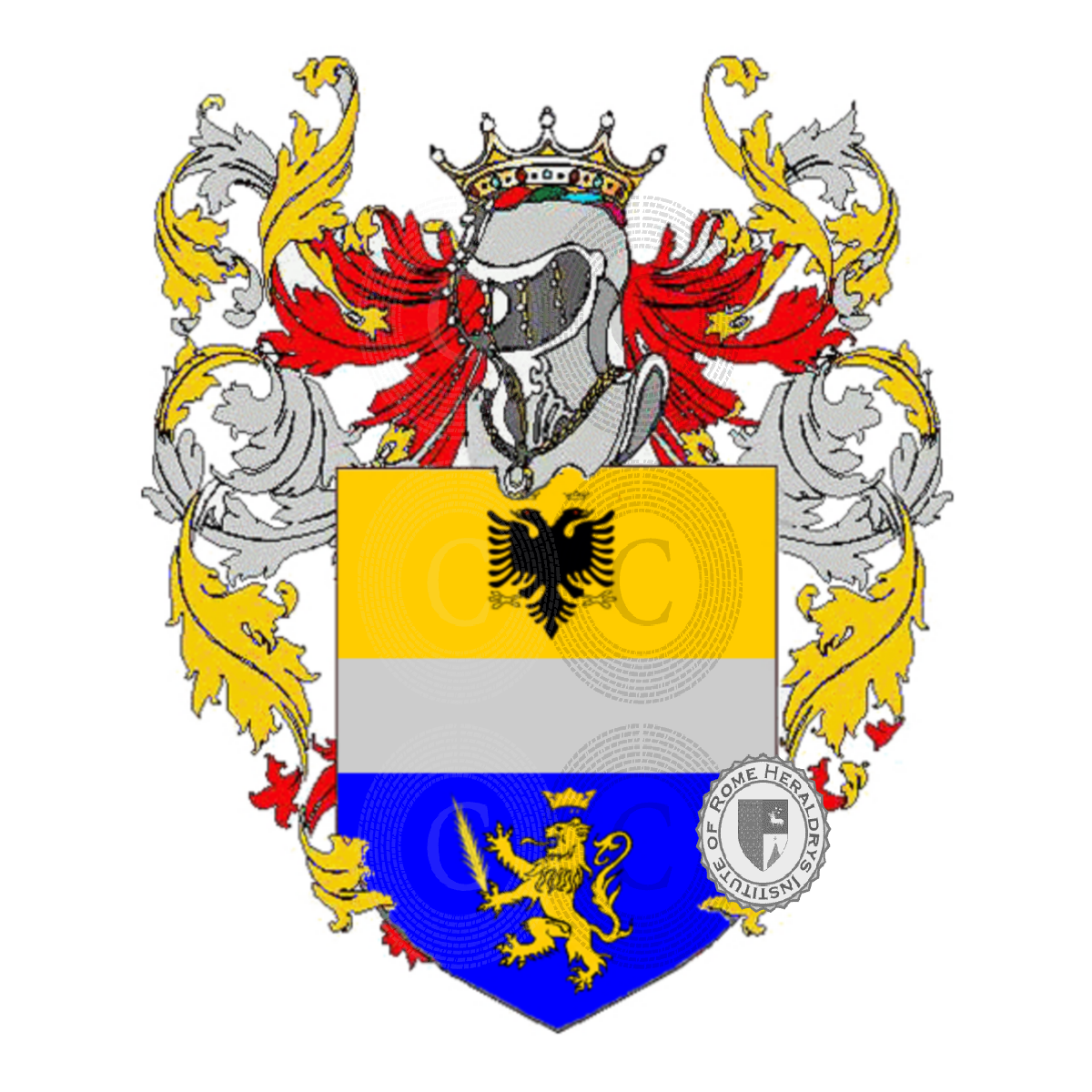 Coat of arms of familyinga