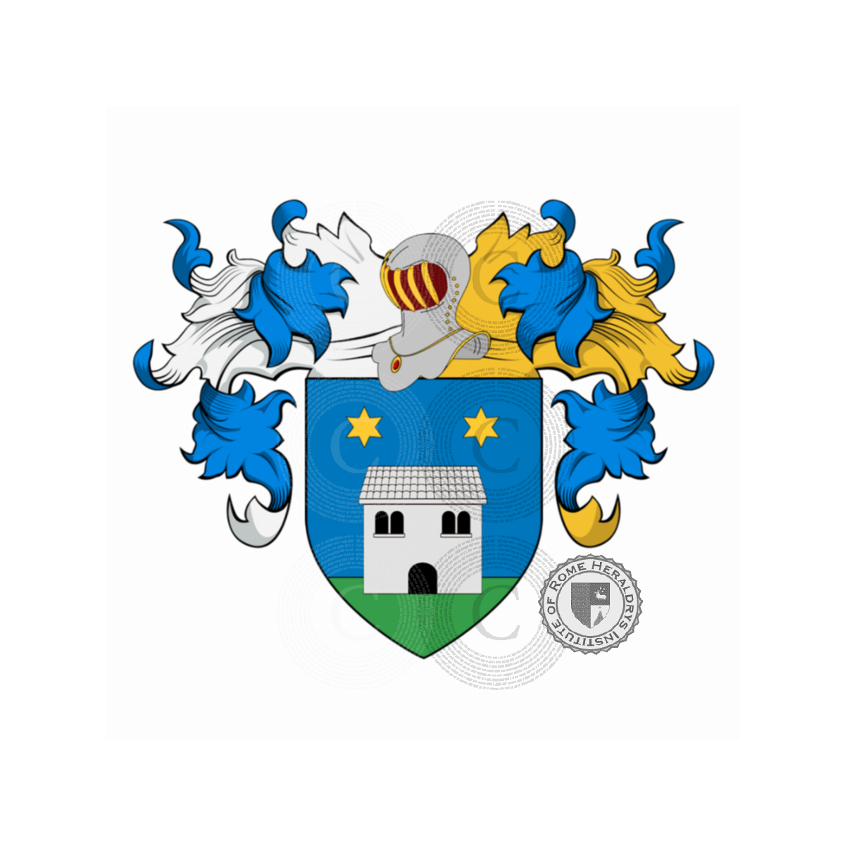 Escudo de la familiaCasini (Cesena)