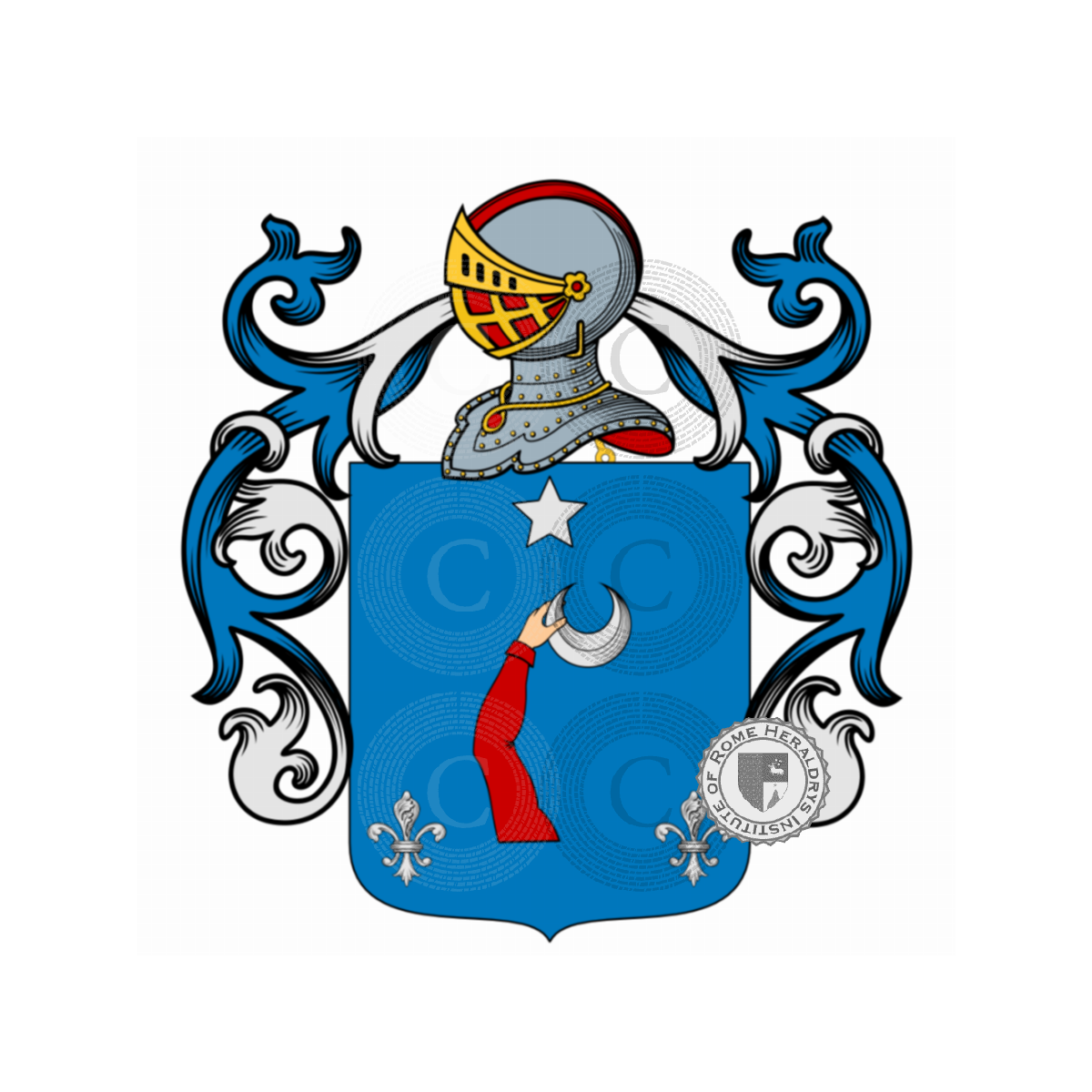 Escudo de la familiaBellini, Bellinatti,Bellinatto,Bellini