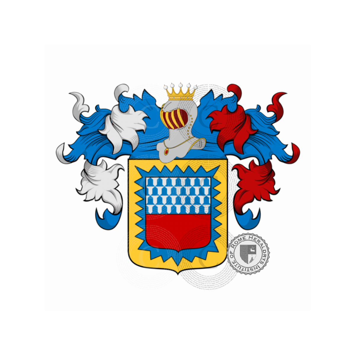 Wappen der FamilieBarcellona, Barcellona,Barzelloni,Faccianti