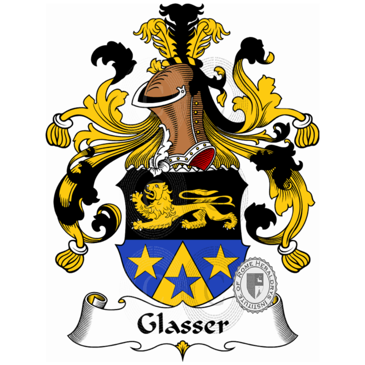 Coat of arms of familyGlasser