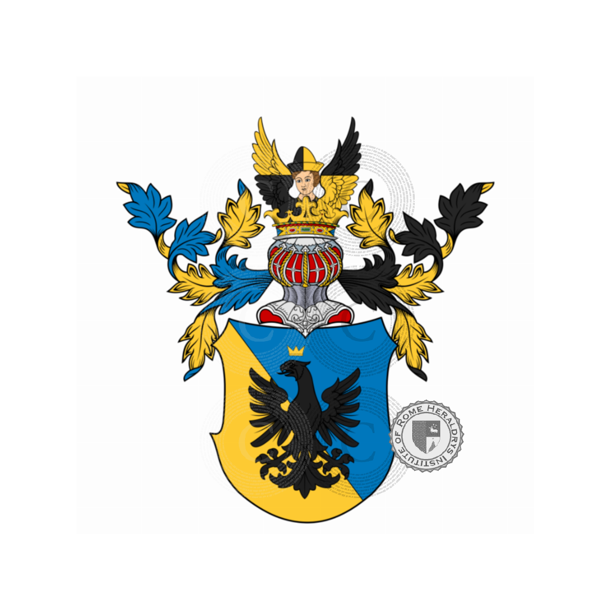 Wappen der FamilieEdle von Huber