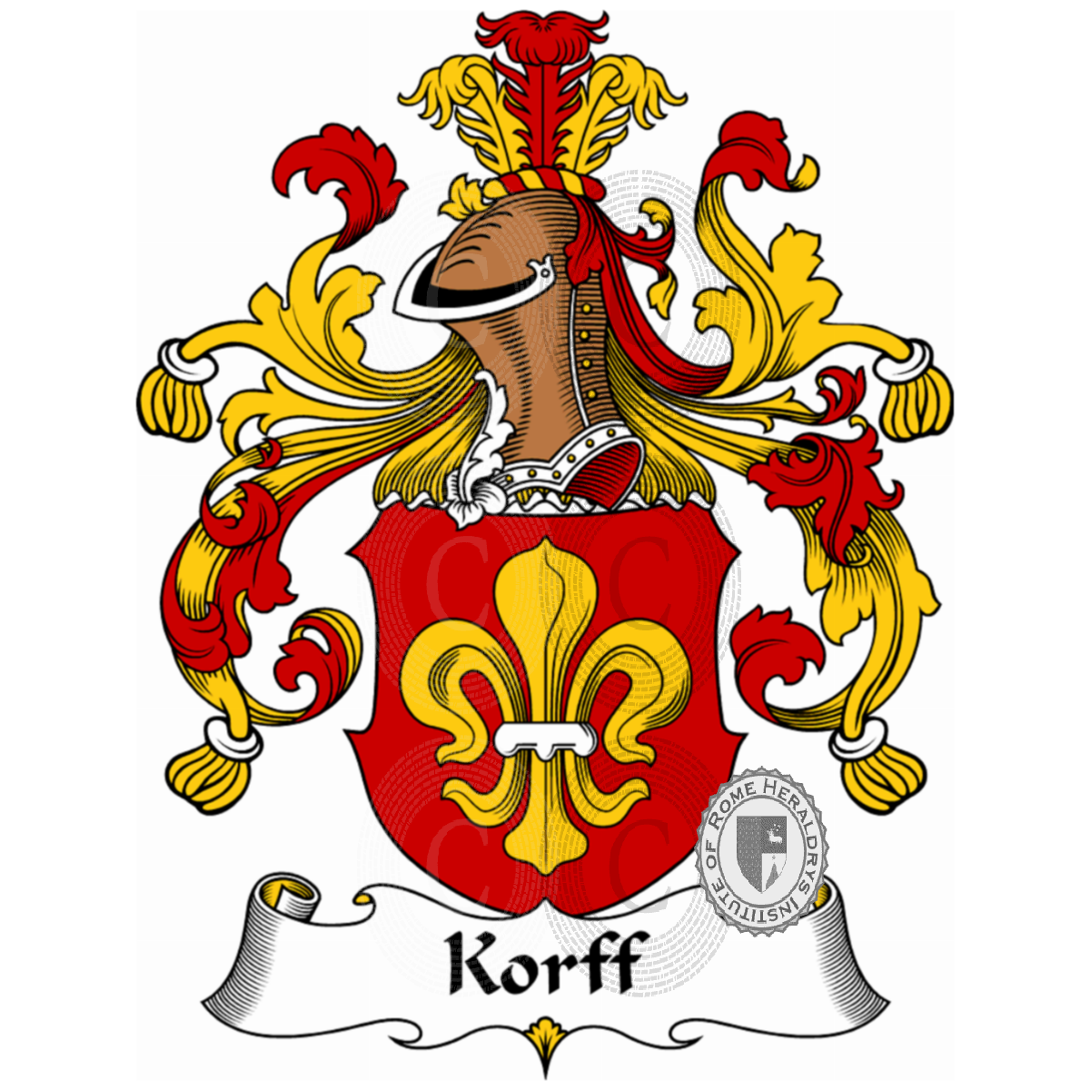 Escudo de la familiaKorff