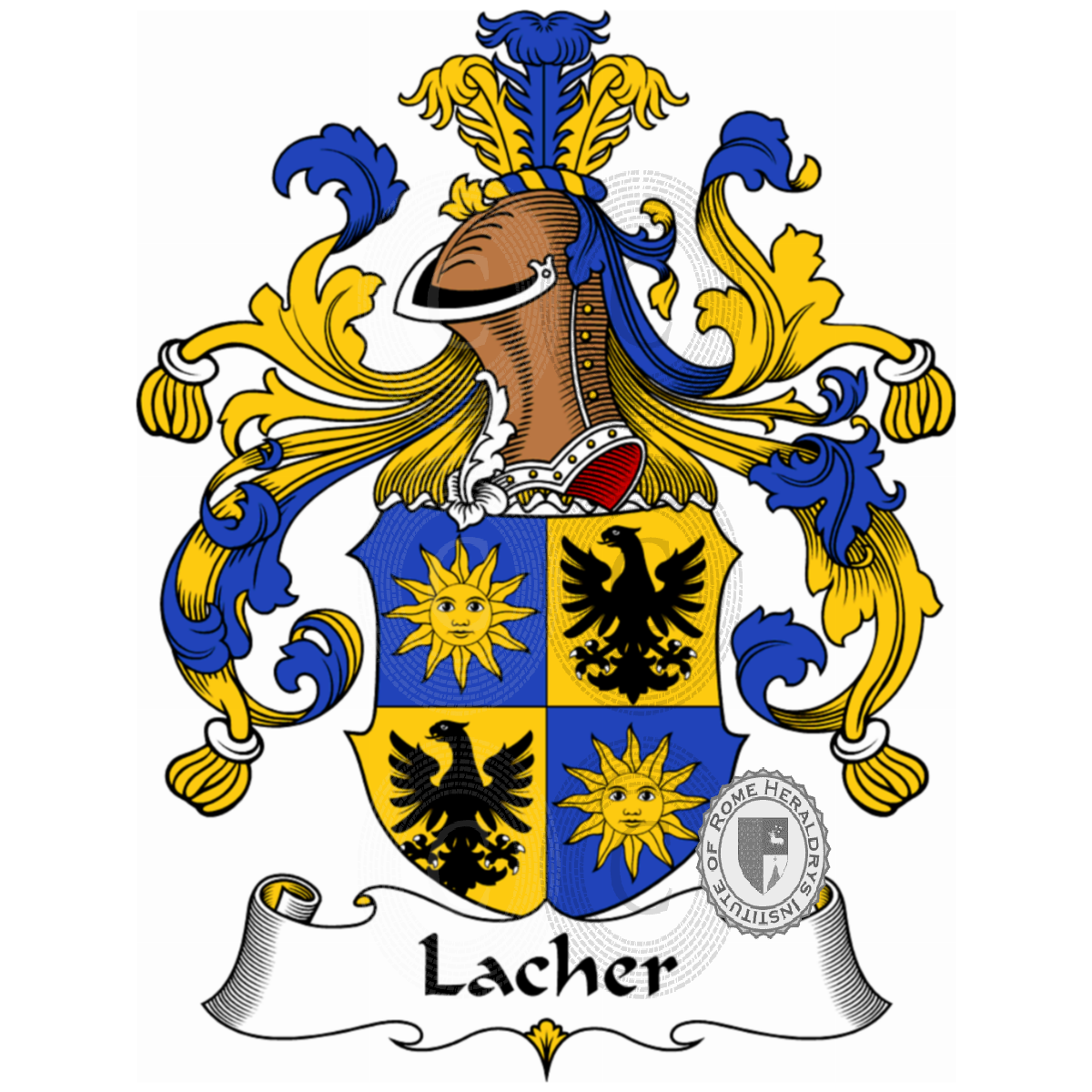 Coat of arms of familyLacher