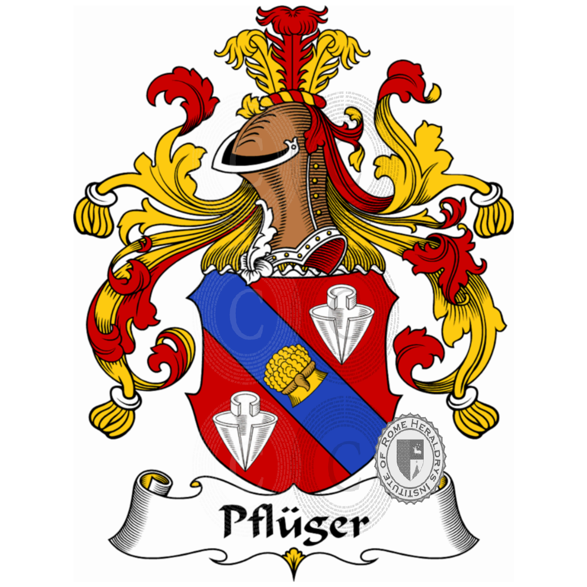 Coat of arms of familyPflüger