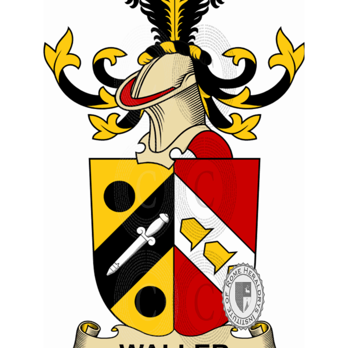 Coat of arms of familyWaller