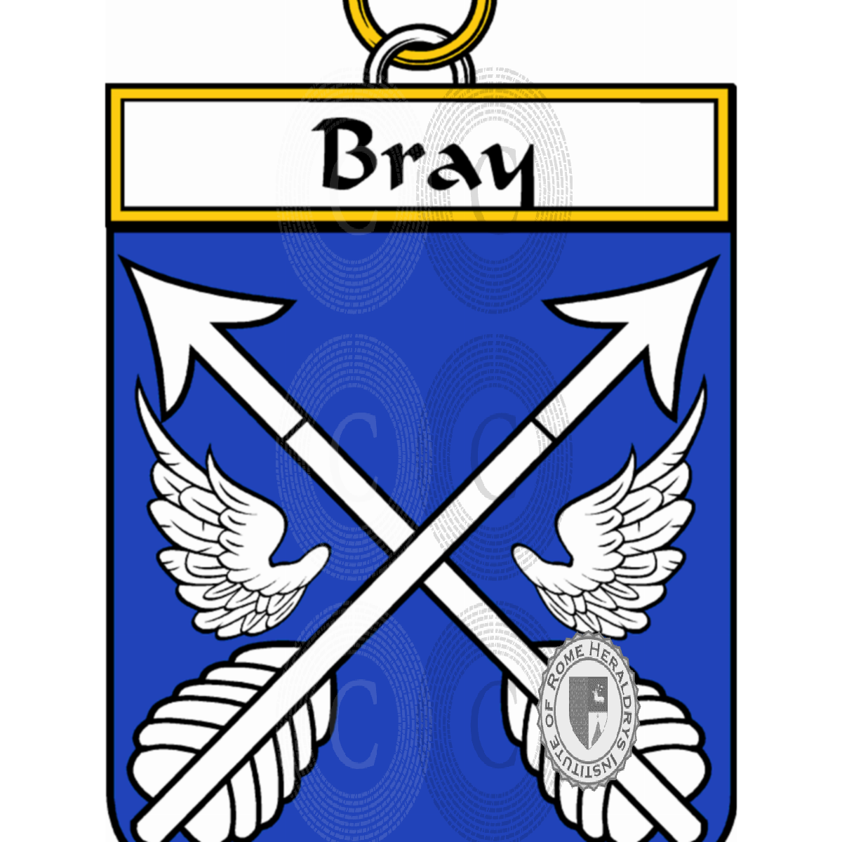 Escudo de la familiaBray