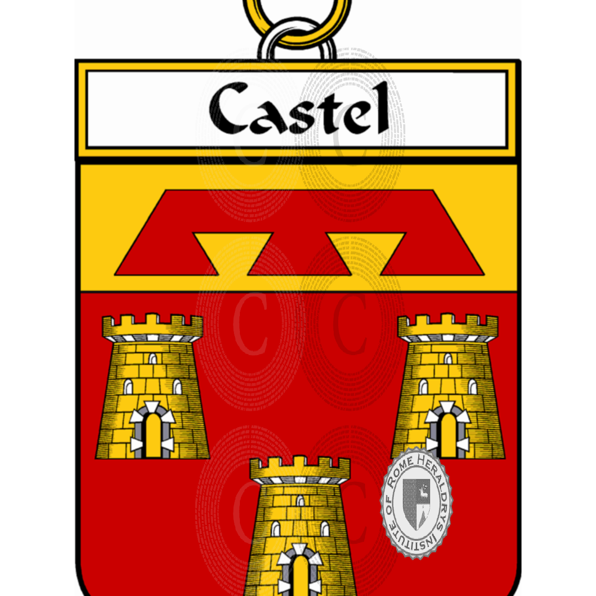 Coat of arms of familyCastel