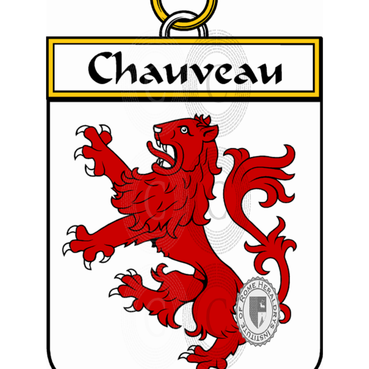 Escudo de la familiaChauveau
