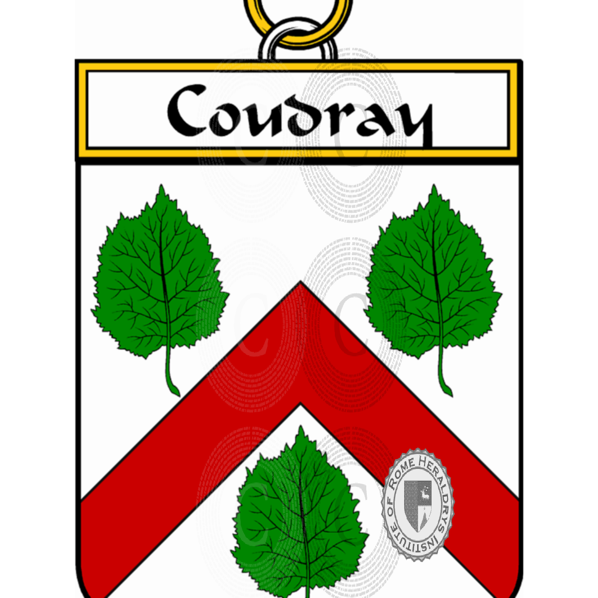 Escudo de la familiaCoudray