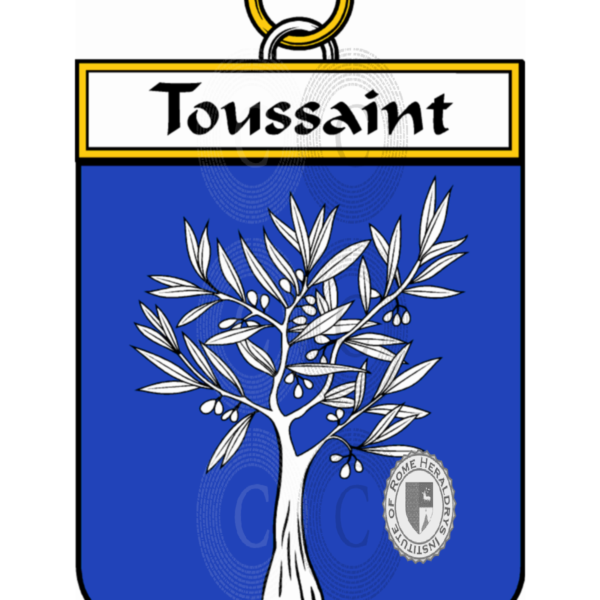 Escudo de la familiaToussaint
