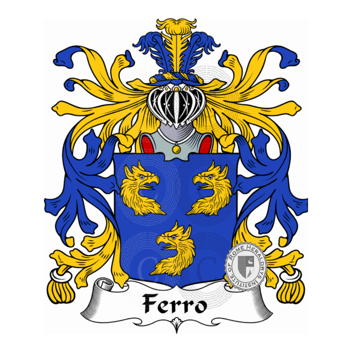 Coat of arms of familyFerro, dal Ferro