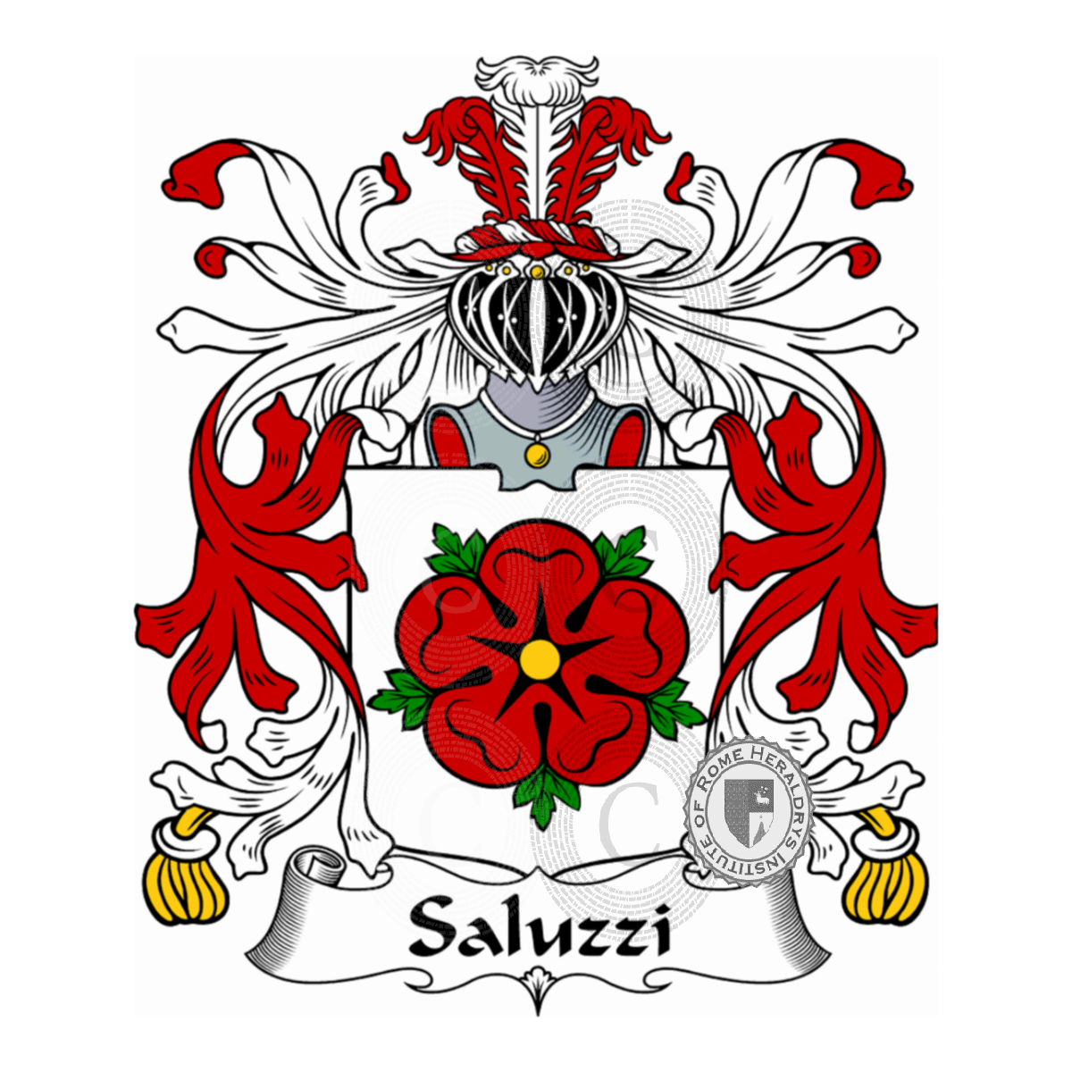 Escudo de la familiaSaluzzi