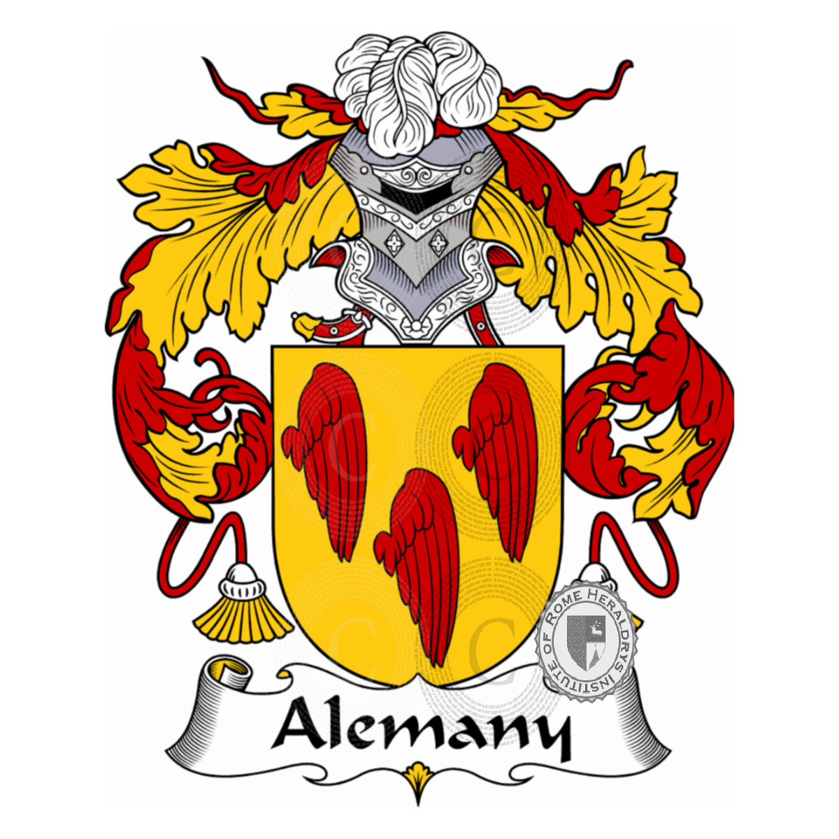 Coat of arms of familyAlemany, Aleman