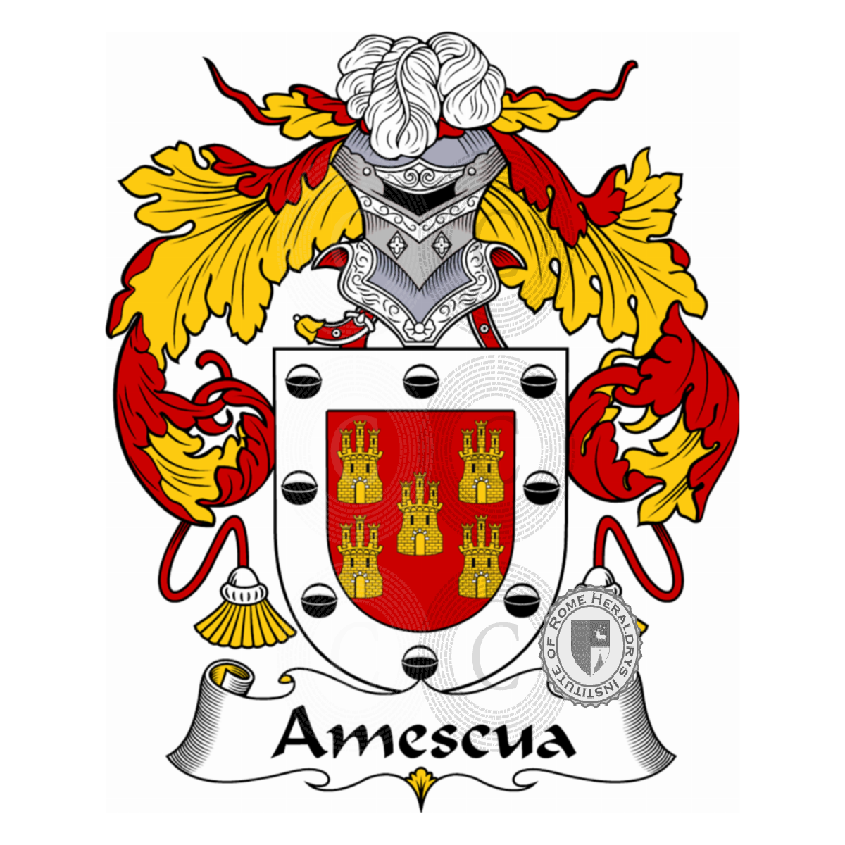 Escudo de la familiaAmescua