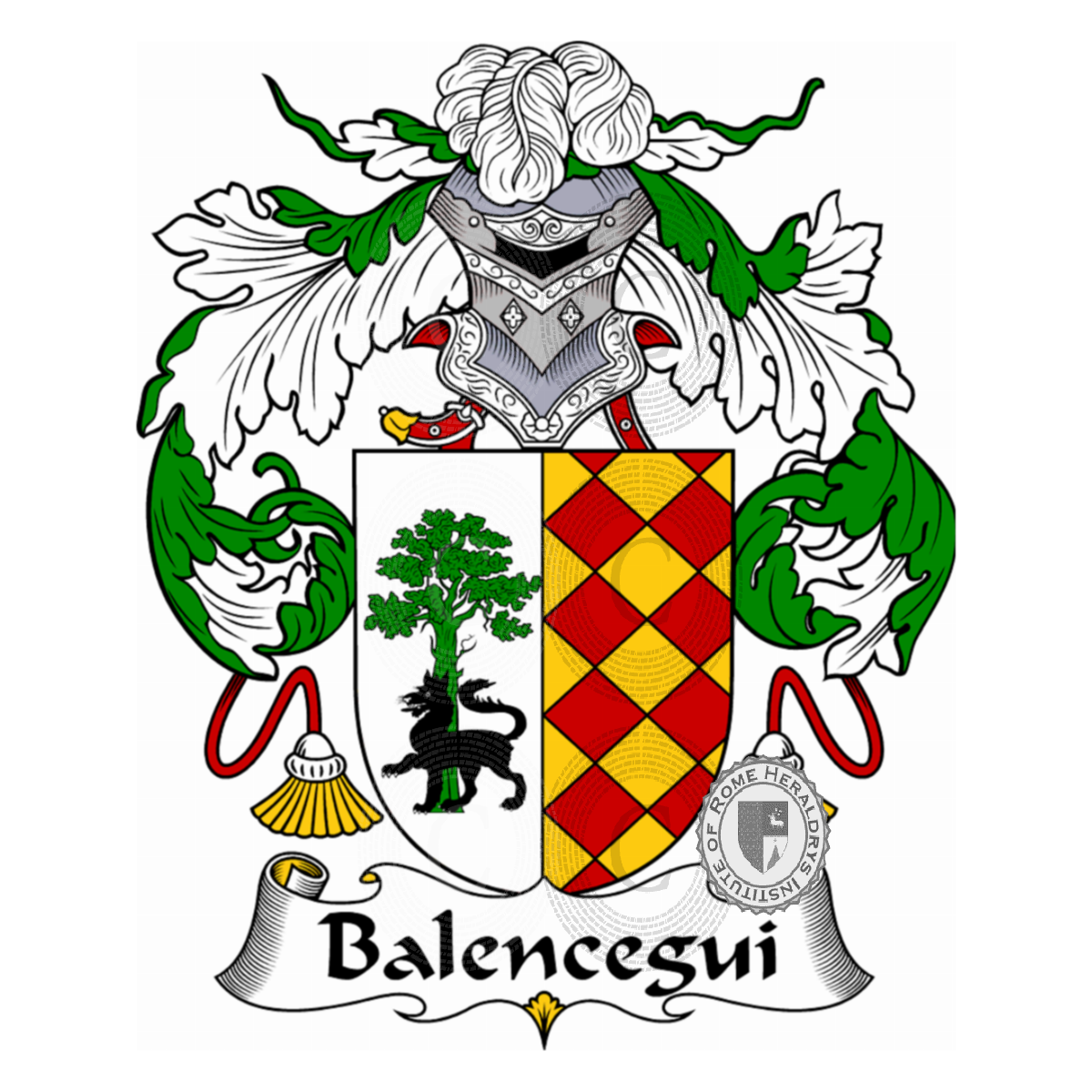Escudo de la familiaBalencegui