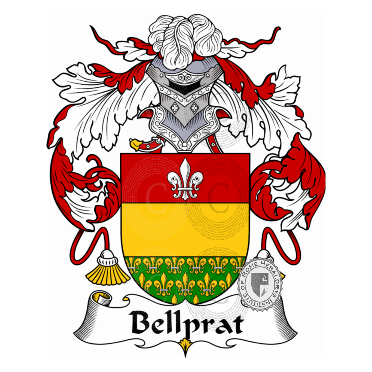 Coat of arms of familyBellprat