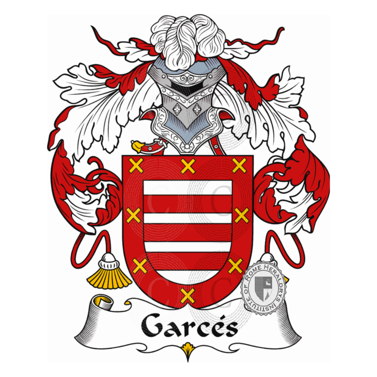 Coat of arms of familyGarcés