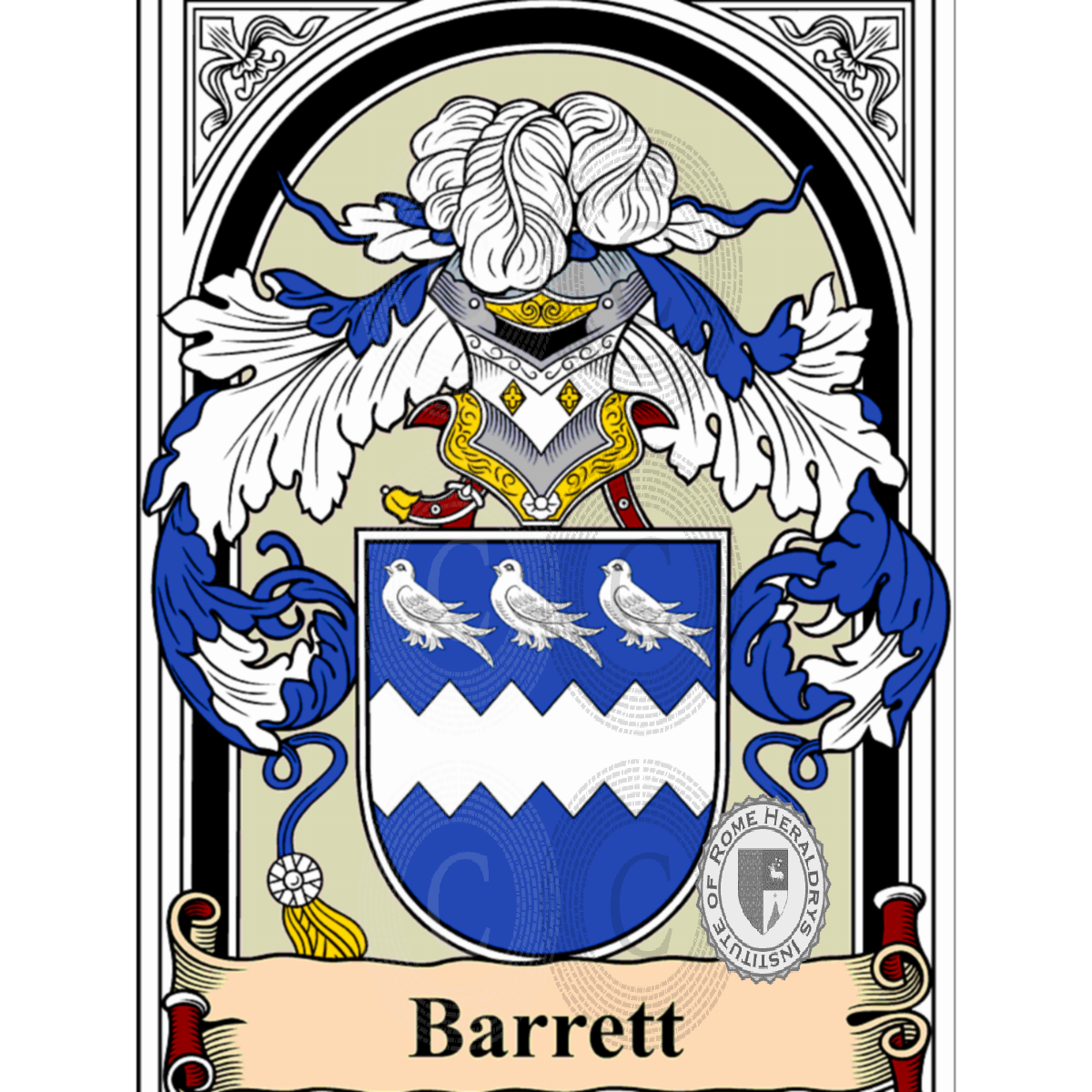 Escudo de la familiaBarrett