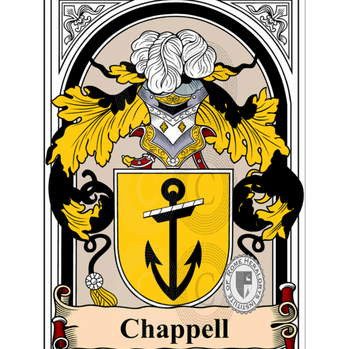 Escudo de la familiaChappell