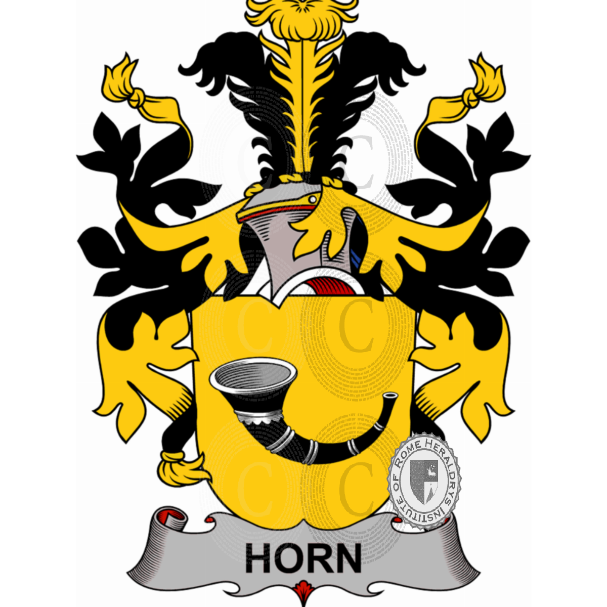 Escudo de la familiaHorn