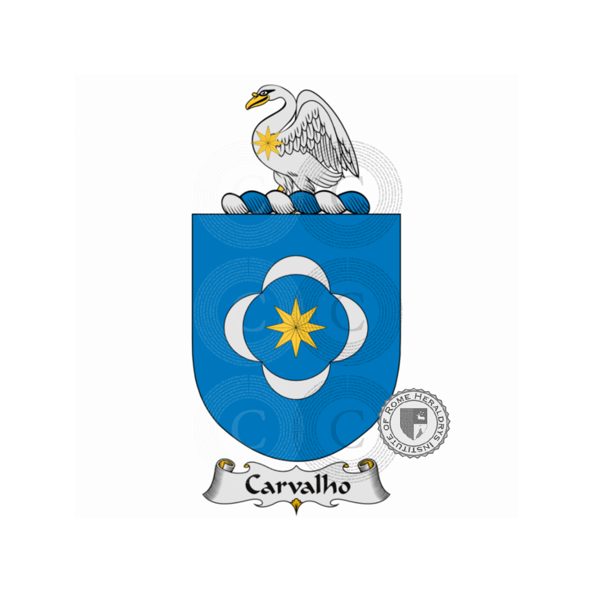 Coat of arms of familyCarvalho