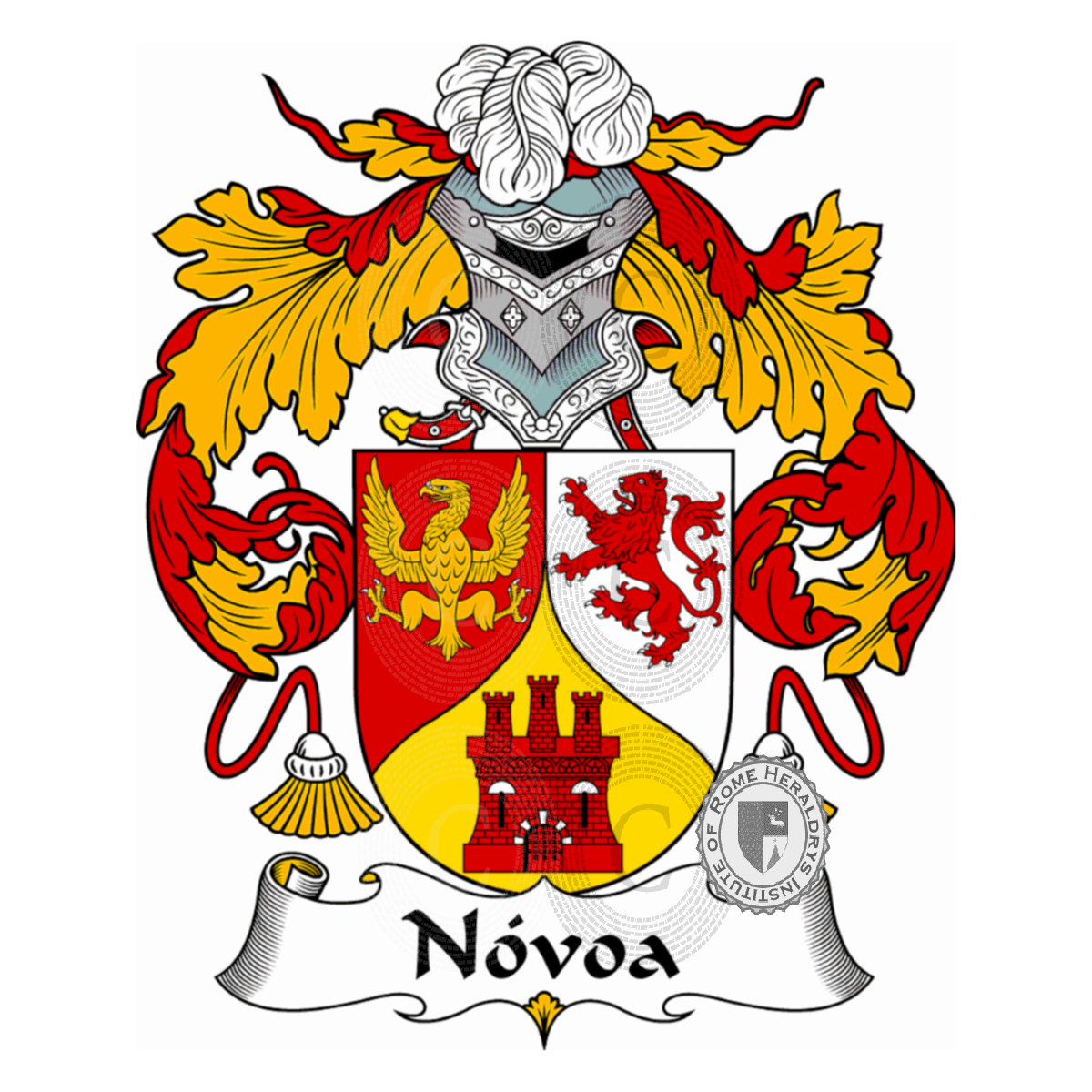 Coat of arms of familyNóvoa