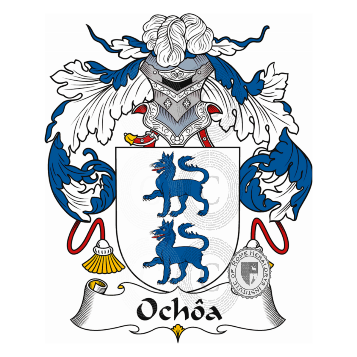 Coat of arms of familyOchôa