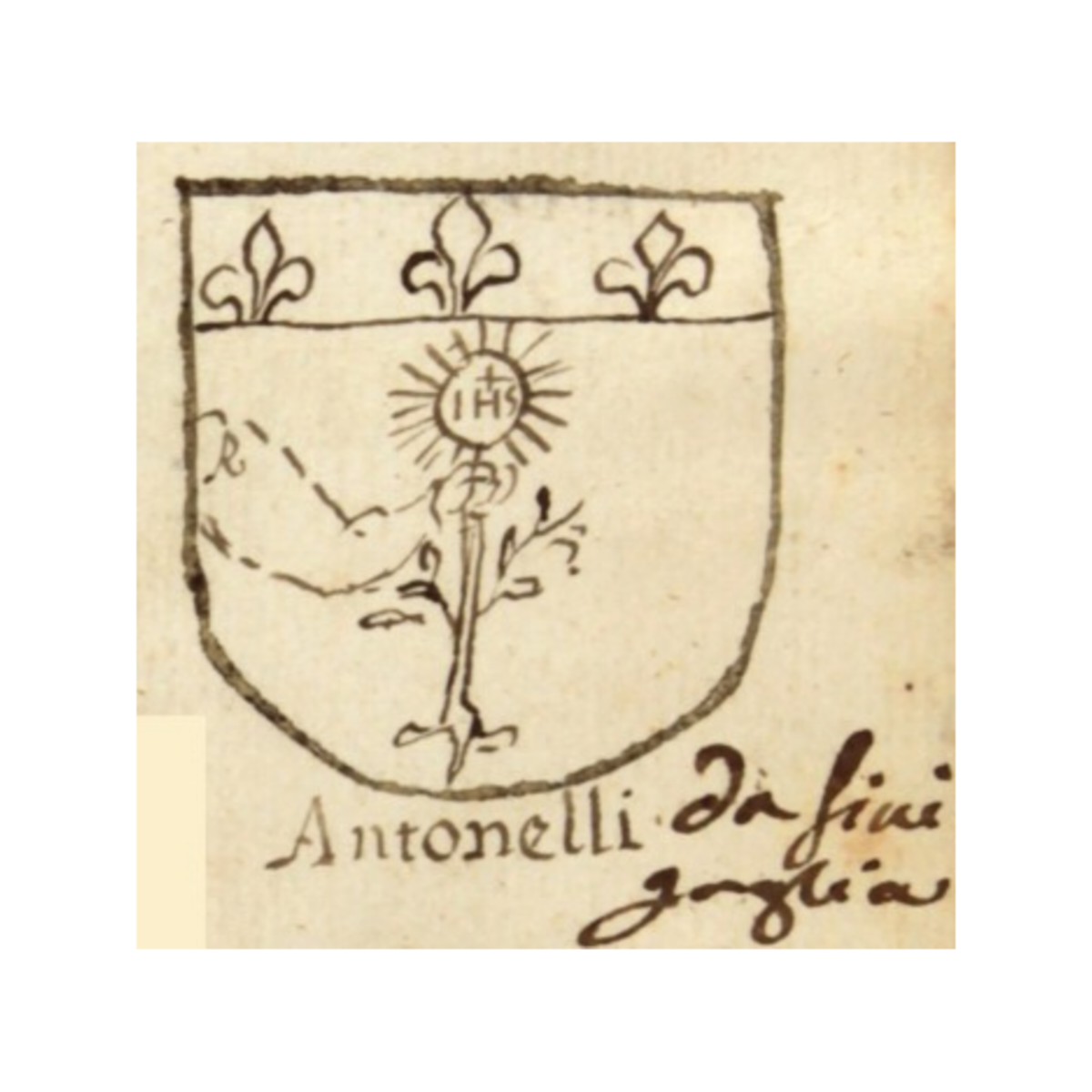 Escudo de la familiaAntonelli, Antonelli Oliva