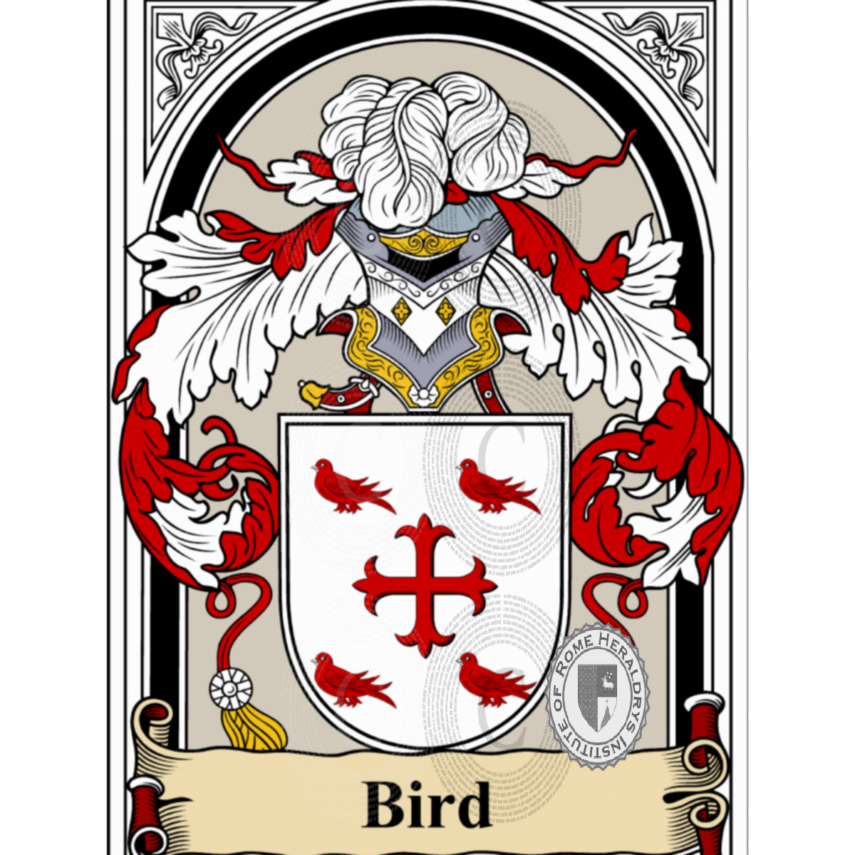 Escudo de la familiaBird