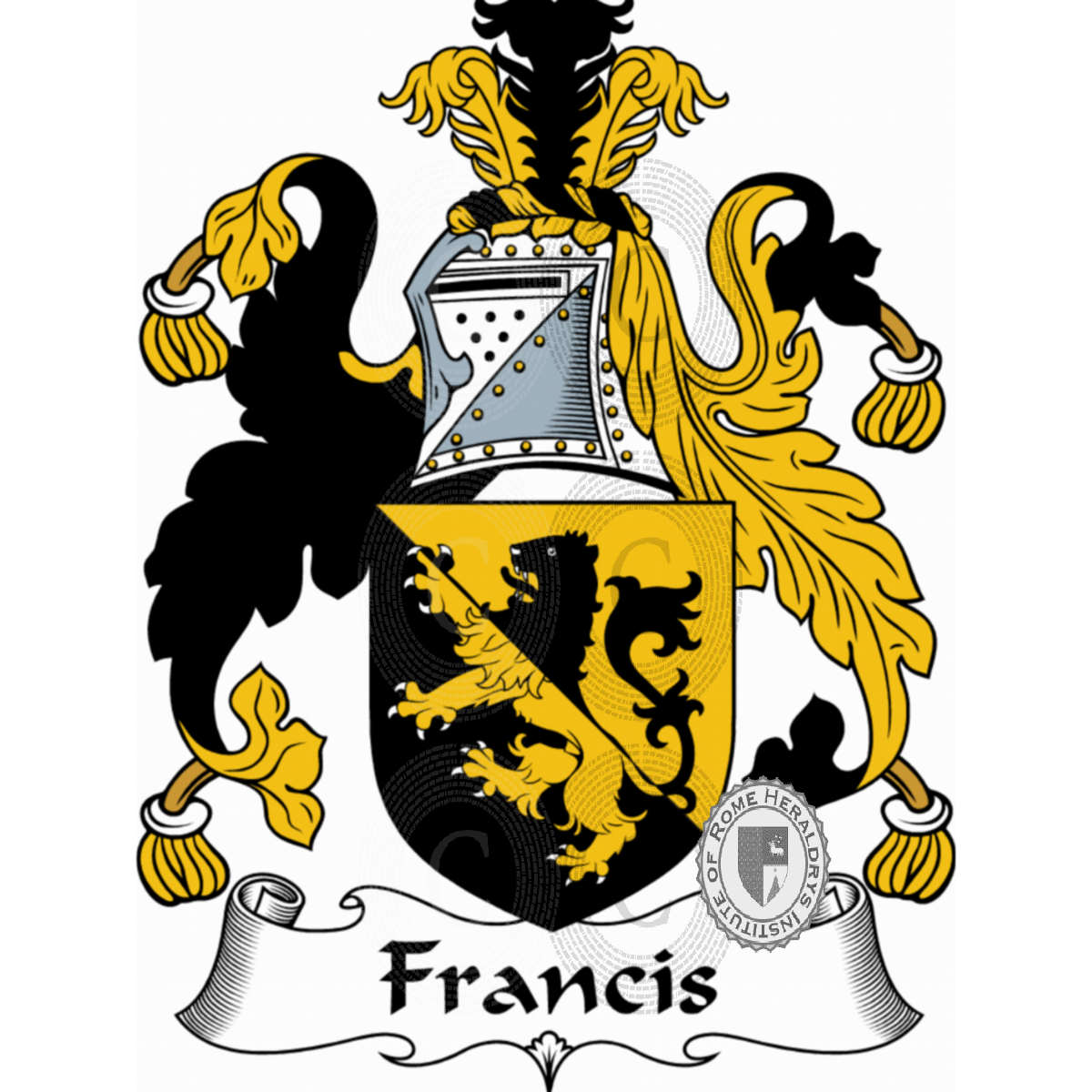 Escudo de la familiaFrancis