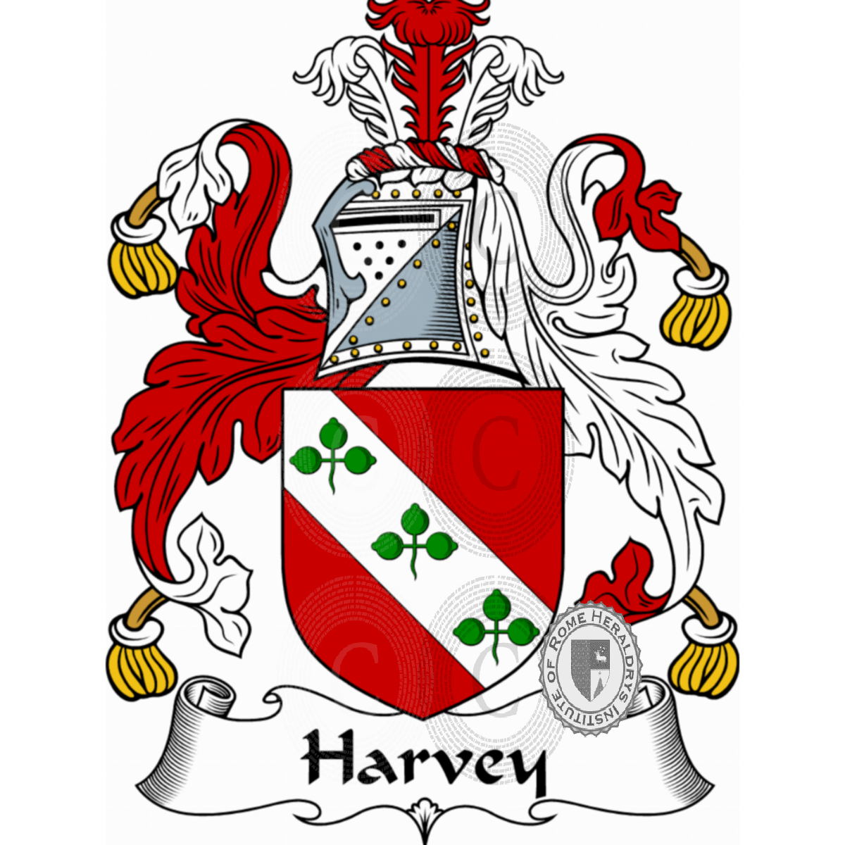 Escudo de la familiaHarvey