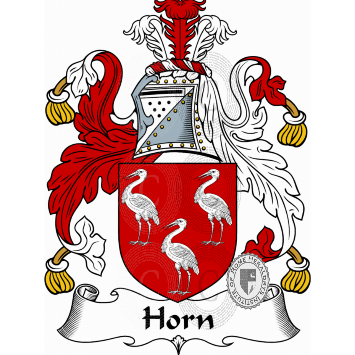 Escudo de la familiaHorn