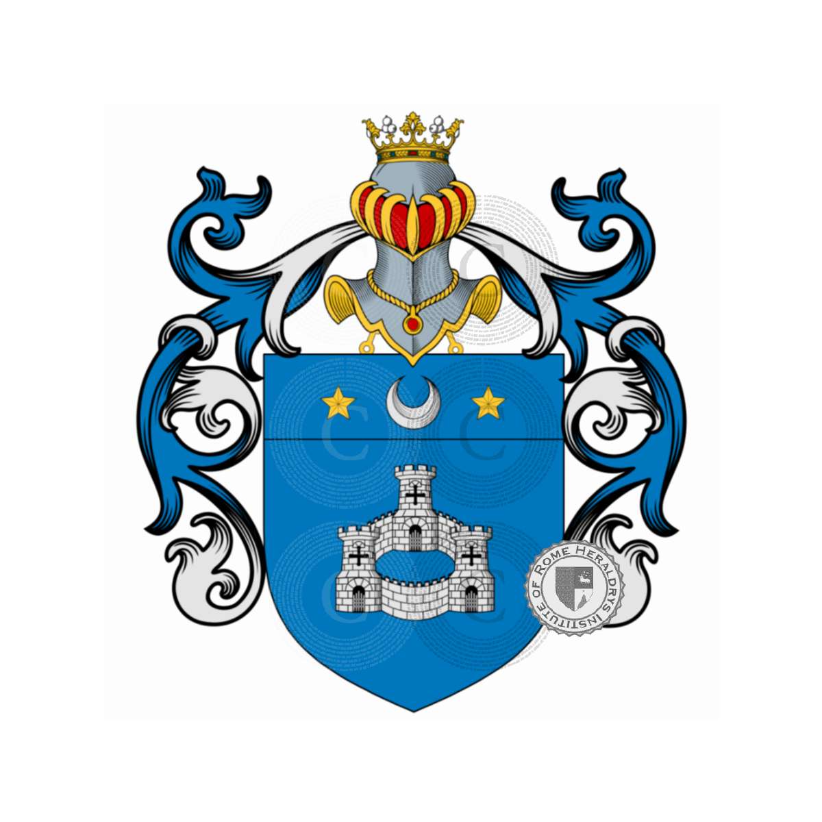 Coat of arms of familyViel Lunas, le Viel,le Viel de la Porte,Viel de Torbechet,Viel Lunas