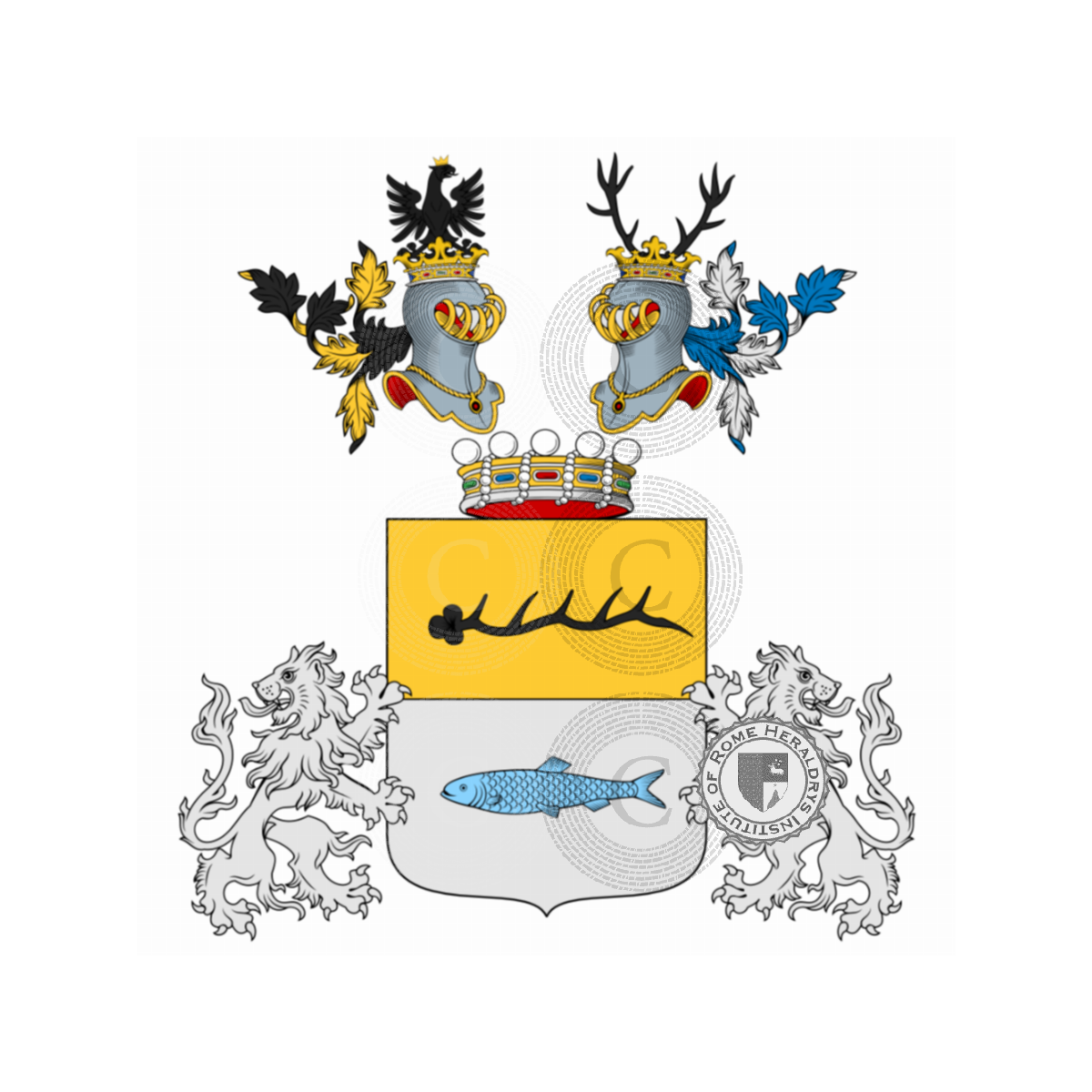 Escudo de la familiaOstheim, Oßtheim,Ostheimer