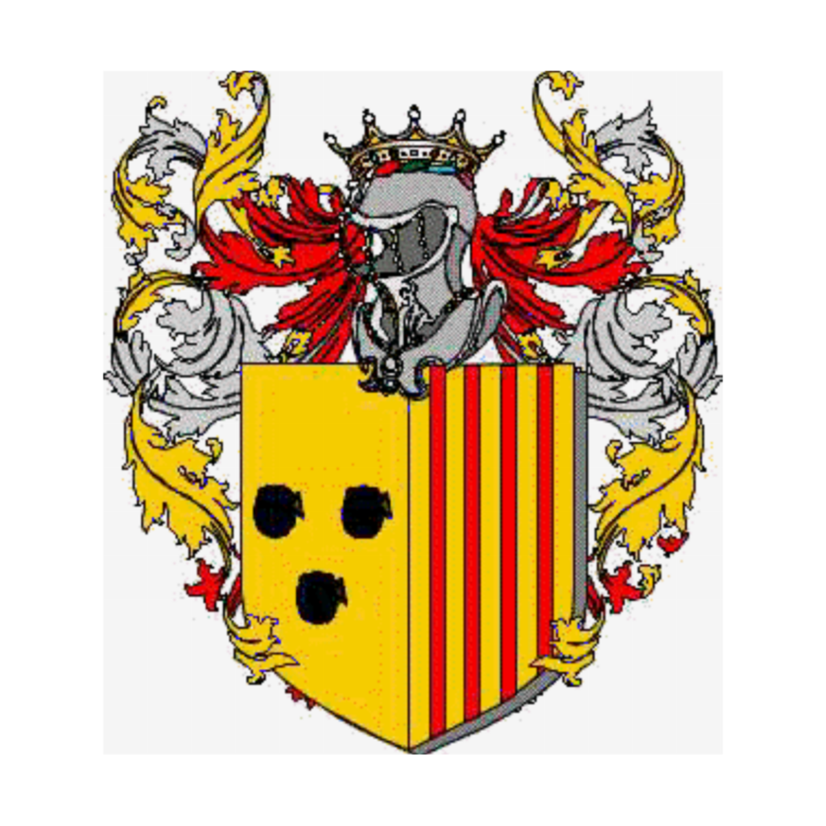 Wappen der FamiliePignatelli d'Aragona