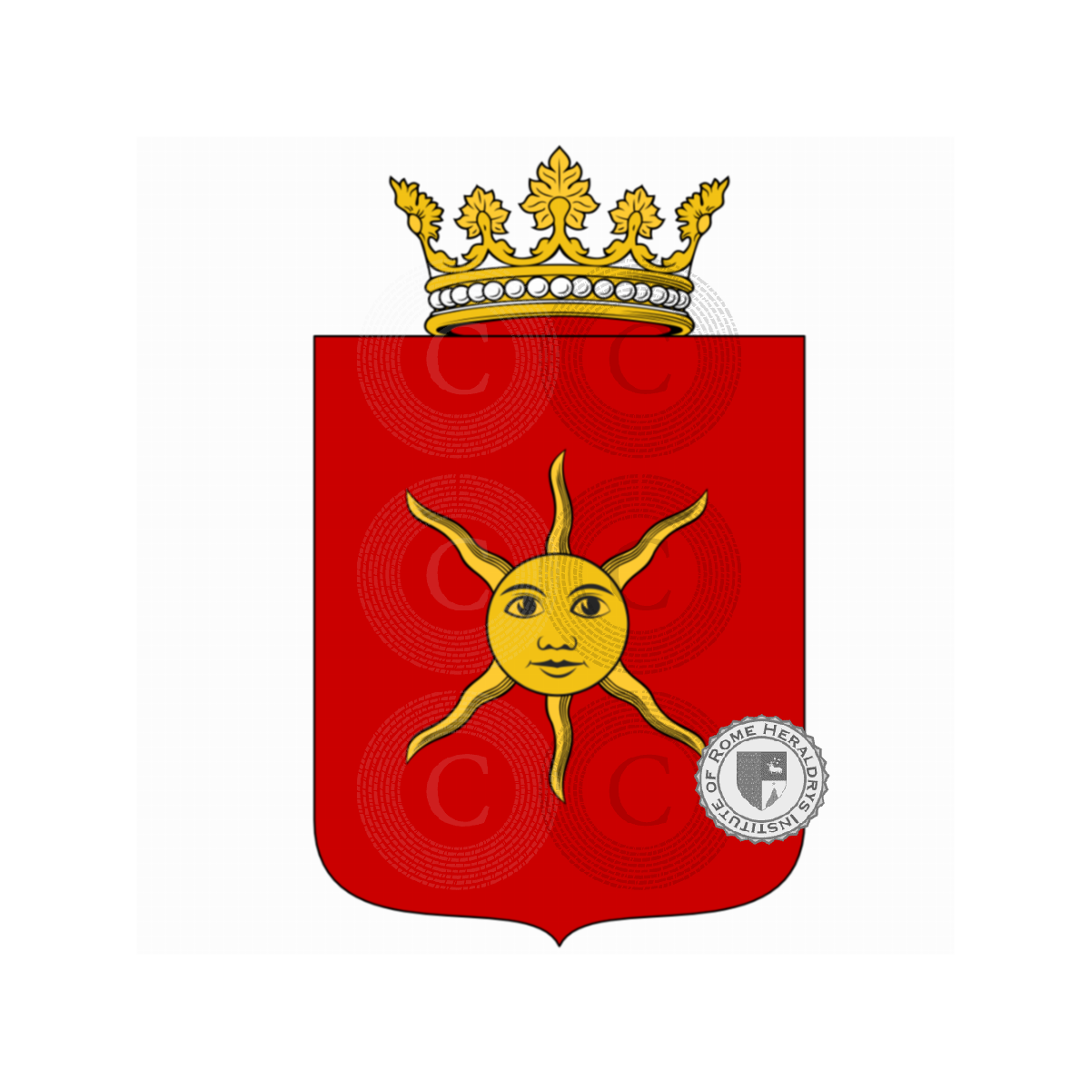 Wappen der FamilieCacci, Cacci,Cavazzi,Gavazzi Vivimpace