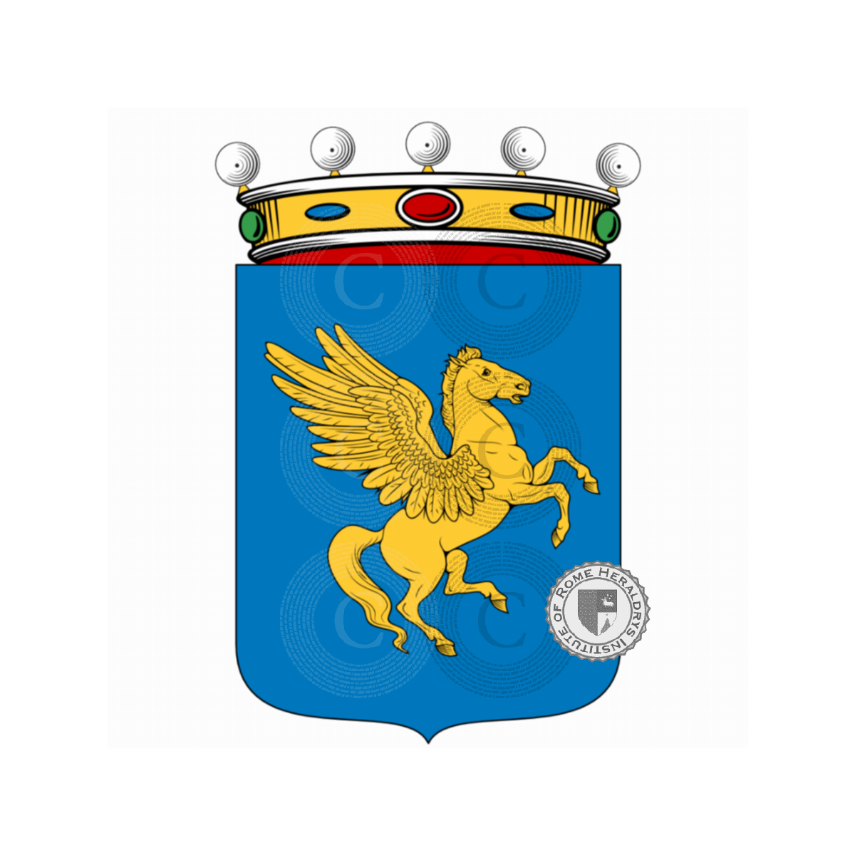 Wappen der FamilieCavallari, Cavallariis,Cavallaris,Cavallaro