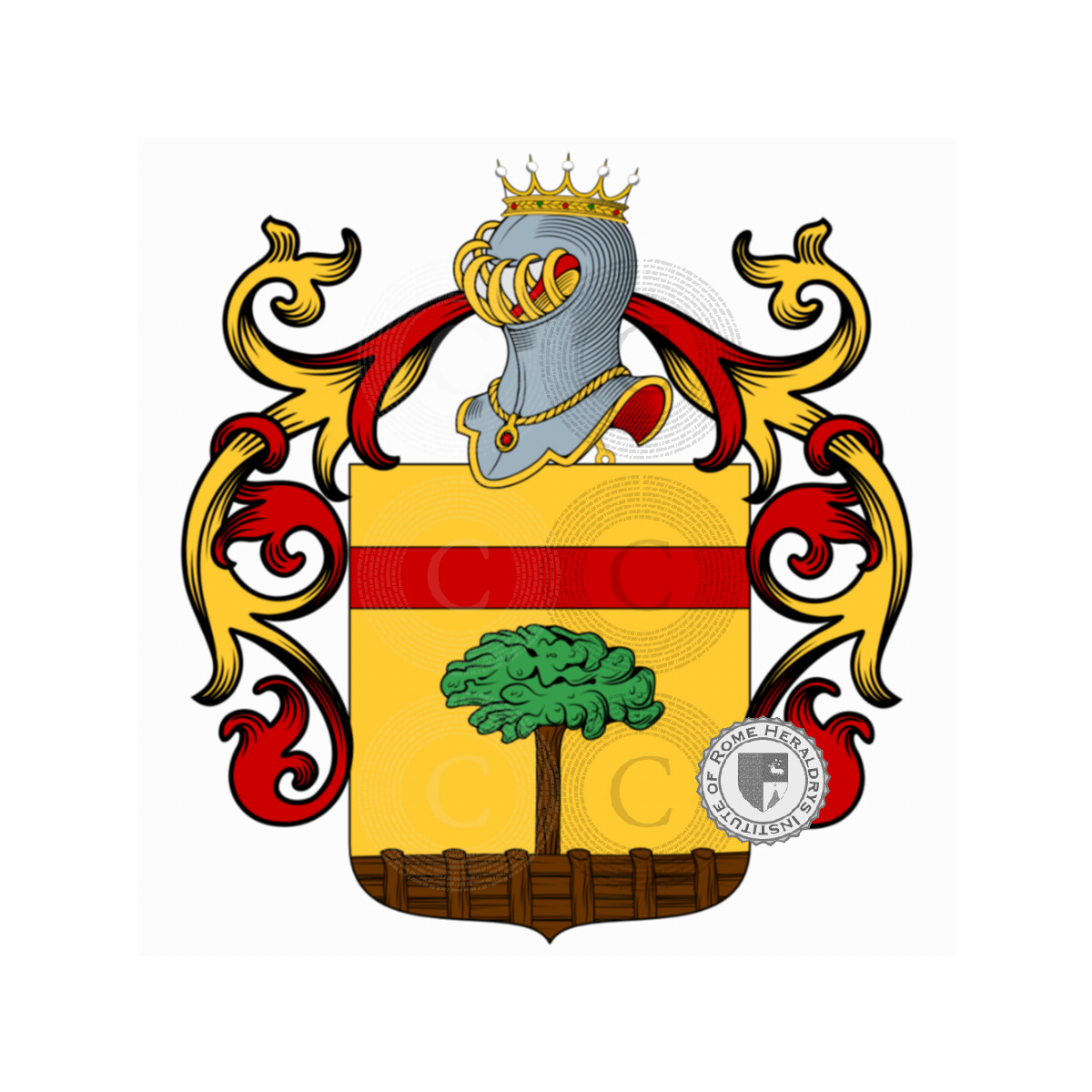Escudo de la familiaCisotti, Cisotto,Gisotti