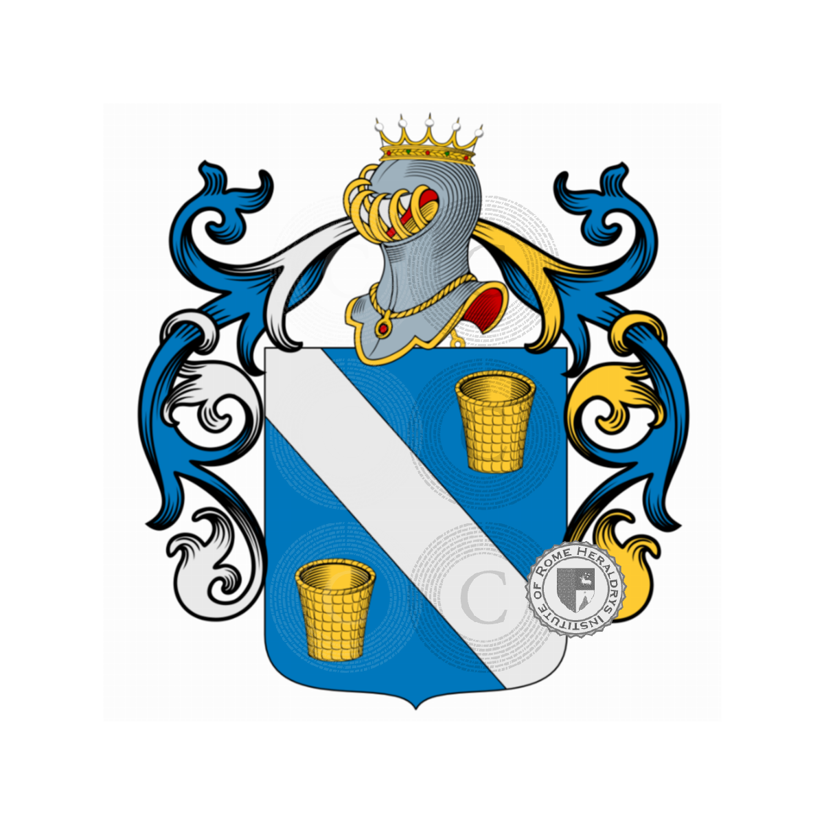 Escudo de la familiaCestaro, Cestari,Cester